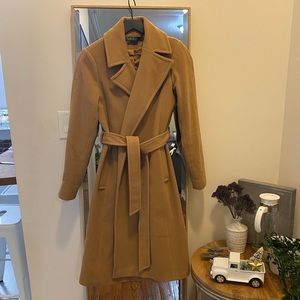 COPY - Ralph Lauren Notch Collar Wrap Coat